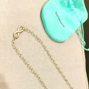 Tiffany & Co Infinity Chain Necklace 925 Silver
